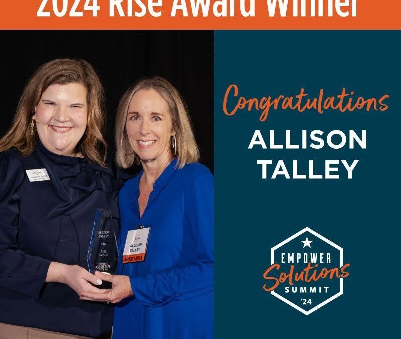 Empower Mississippi Honors Allison Talley with 2024 Rise Award