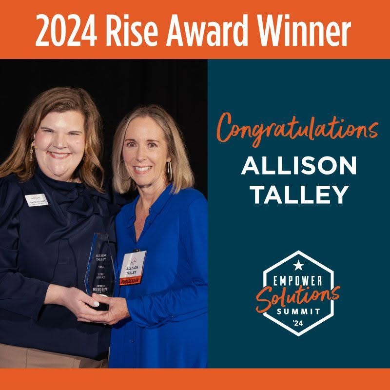 Empower Mississippi Honors Allison Talley with 2024 Rise Award