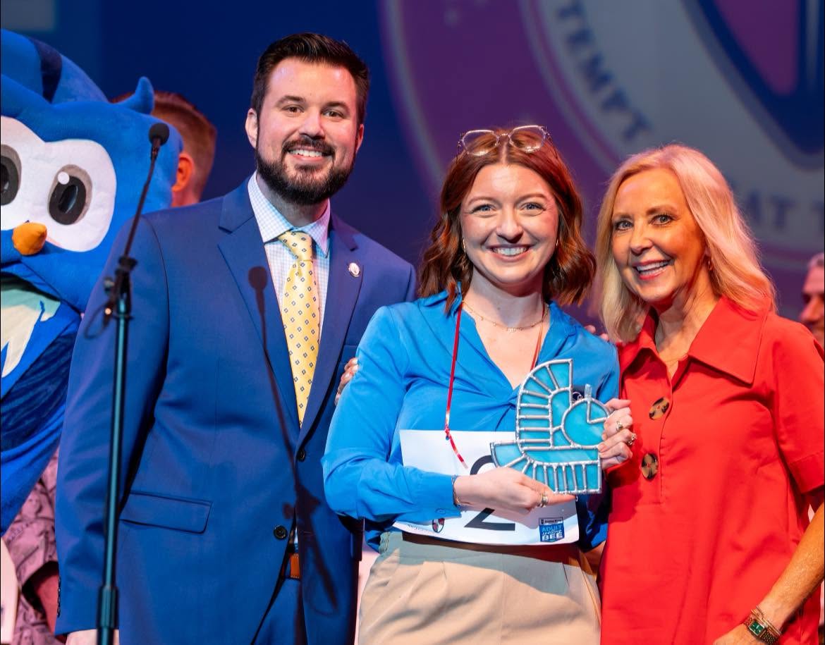 Rylee Sherrer InnovaPrep Spelling Bee Winner 2025 BREAD's Rylee Sherrer Wins 2025 Innova Prep Spelling Bee Fundraiser